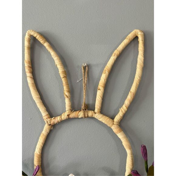 Target Threshold Bunny Floral Wreath - Picture 2 of 8